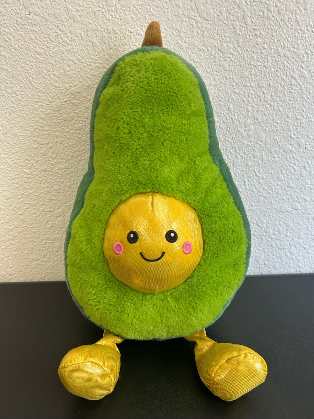 12” Avocado Plushies with feet and a Happy Face